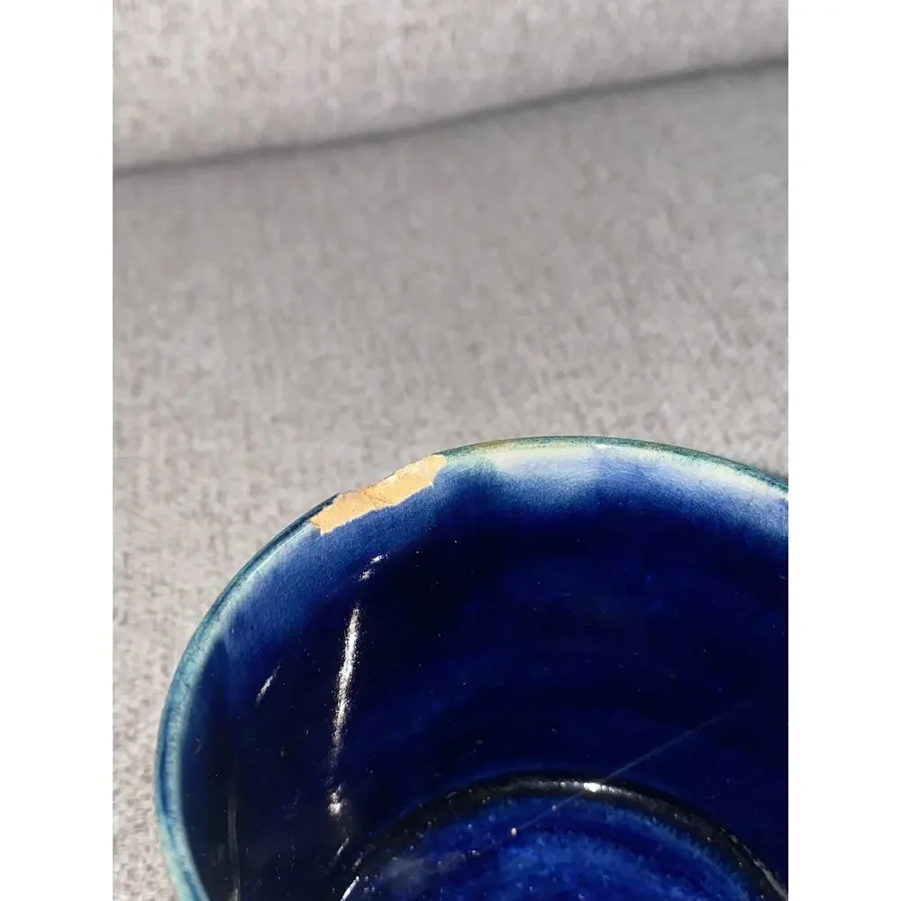 Rare Vintage Moorcroft Sterling Silver Art Pottery Jar & Spoon Antique Sugar